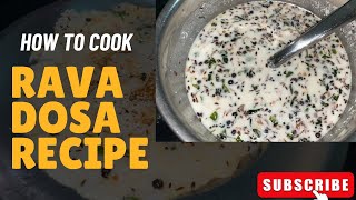 Rava dosa recipetamil cookrecipevaarnan [upl. by Norbie5]