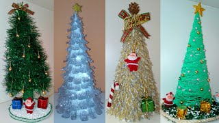 DIY 4 Árboles Navideños Con Reciclaje  Adornos Navideños 2018  Manualidades Navideñas diynavidad [upl. by Elag72]