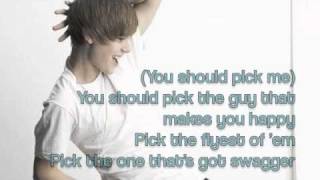 Justin BieberPick Me With lyrics on screen [upl. by Ysirhc]