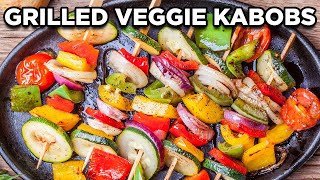 Grilled Vegetable Kabobs for Beginners [upl. by Balthasar]