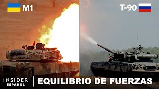 Tanques Rusos vs Tanques Occidentales en la Guerra de Ucrania  Equilibro de Fuerzas [upl. by Baxie]