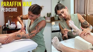 Relaxing Luxury Paraffin Wax Pedicure Tutorial [upl. by Travax]