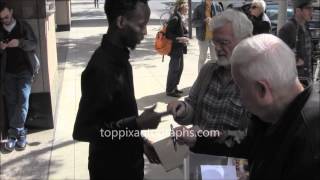 Barkhad Abdi  Signing Autographs at a Captain Phillips Premiere in NYC [upl. by Minton2]