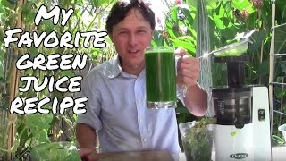 My Favorite Green Juice Recipe using 3 Ingredients [upl. by Ellan]