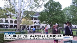 Keeneland September Yearling Sale breaks record [upl. by Irrac]