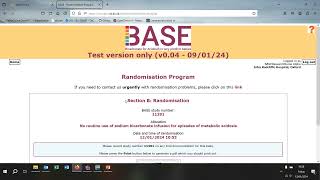 BASE Randomisation Training Video 12Jan2024 [upl. by Sutphin558]