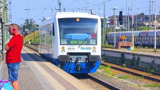 Diesel Multiple Unit Rurtalbahn Train RB2128 in Germany [upl. by Ladnar]