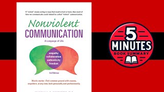 Nonviolent Communication by Marshall Rosenberg  5minute Book Summary [upl. by Siuraj]