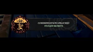 How To Get Stolen Secrets Commendation  Sea of Thieves [upl. by Llohcin587]