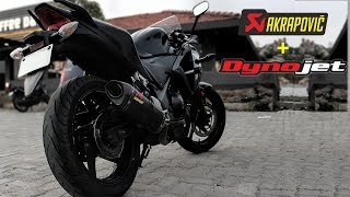 Finally The Performance Modified CBR250R  Akrapovic amp Dynojet [upl. by Carlton]