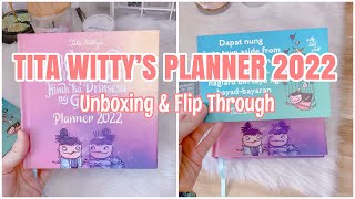 TITA WITTY PLANNER 2022 FLIPTHROUGH AND REVIEW  Mae W [upl. by Aveline]