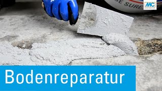 Betonboden schnell reparieren  Bodenreparatur mit Polymerbeton [upl. by Atirihs]