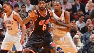 Kevin Durant and LeBron James Combine for 14 Points in 2 Minutes [upl. by Valenza]