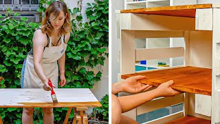 5 muebles de madera DIY para la cocina el salón y el jardín ¡más fácil y rápido de lo que crees [upl. by Ssur772]