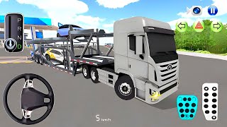 3D Driving Class 2  Car Transport in Multistorey Vehicle Truck Driving Simulator  Android Gameplay [upl. by Latrell]