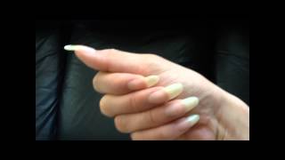 natural long nails and nails design 2012 by  TINA [upl. by Oriaj]