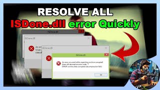 How to Fix isdonedll amp unarcdll Errors 100 Working  Virtual Memory Boost amp Antivirus Tips [upl. by Okiman]