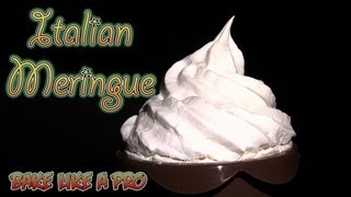 How To Make Italian Meringue Recipe [upl. by Funch]