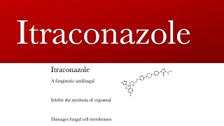 Itraconazole sporanox  Antifungal drug for fungal infection  itraconazole capsules [upl. by Partan576]