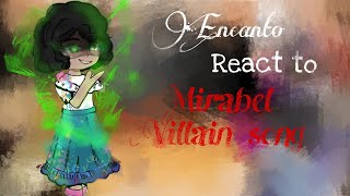 Encanto react to We dont talk About Bruno Mirabel Villain song  Gacha Club Reaction Video [upl. by Areivax]