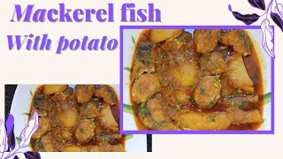 Mackerel recipeMacMackerel Fish with Pototo [upl. by Kcirrek]