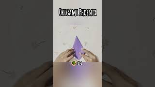 Origami Phoenix Tutorial Hoang Tuan shorts diy papercraft origami [upl. by Htaeh]