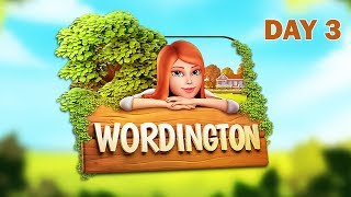 Wordington A Word Story Gameplay Walkthrough amp Answers Day 3 [upl. by Josepha547]