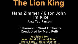 Marc Reift  The Lion King H Zimmer  E John Arr TParson [upl. by Strong520]