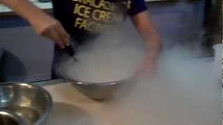 Abracadabra Ice Cream store in Kissimmee Florida Nitrogen ice cream [upl. by Alf]