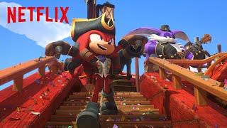 A Sea Dog  Sonic Prime  Clip  Netflix Anime [upl. by Elletnuahs]