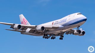 Planespotting in Manila  China Airlines Cargo B747F [upl. by Kirrad]