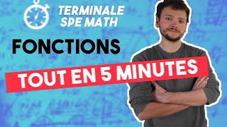 TOUT SUR LES FONCTIONS en 5 minutes  ⏱️  Maths Terminale [upl. by Airak]