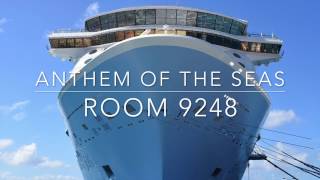 Anthem Of the Seas Stateroom 9248  B1 Balcony Room Tour [upl. by Gutow303]