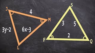 Determining the missing values of two similar triangles [upl. by Aryamo861]