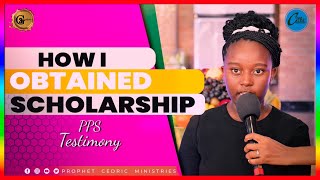 HOW I OBTAINED SCHOLARSHIP  PPS TESTIMONY [upl. by Nered]