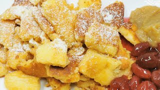 Fluffiger Kaiserschmarrn ganz einfach und megalecker Rezept Kaiserschmarrn aus Österreich [upl. by Enelyak]