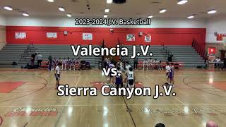 Valencia JV vs Sierra Canyon JV Full Game 11242023 [upl. by Anatola458]