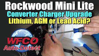 RV WFCO AutoDetect Converter Charger Install  DUMMY PROOF WFCO AoLithium [upl. by Naginnarb]