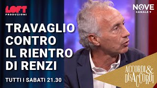 Travaglio contro il rientro di Renzi [upl. by Gershon]