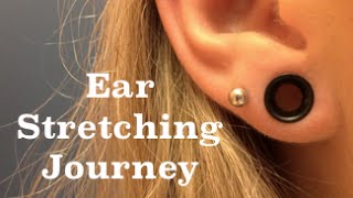 My Ear Stretching Journey 14g to 2g [upl. by Igic528]