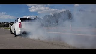 2017 Cadillac CTSV Review  Burnouts Exhaust and Driving  Tuned by Fasterproms [upl. by Yankee]