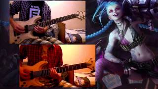 League of Legends  Get Jinxed guitar cover  tab [upl. by Ymia256]