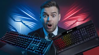 Razer BlackWidow vs Corsair K95 Ultimate Mechanical Keyboard Showdown [upl. by Grae]