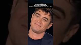 📺 RICCARDO SCAMARCIO quotIL MASCHIO È CAPOBRANCO LA DONNA DEVE CRESCERE I FIGLI E PULIRE LA CASAquot [upl. by Nathanil149]