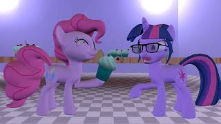 TheGameSalmon Animated  Pinkie Pies Cupcake Party [upl. by Nastassia]