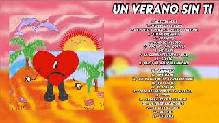 Un Verano Sin Ti  Bad Bunny  AlbumDisco Completo  MIX [upl. by Ellemac]