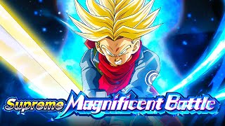 SUPREME MAGNIFICENT BATTLE STAGE 4 VS FUTURE TRUNKS Dokkan Battle [upl. by Phelgon]