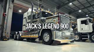 Membreys Transport amp Crane Hire  Jacks Kenworth Legend 900 hand over [upl. by Attelra]