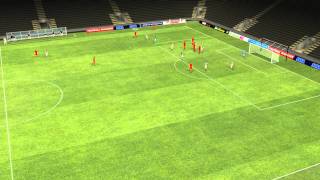 Steaua vs Astra  Rusescu Goal 58 minutes [upl. by Oatis]