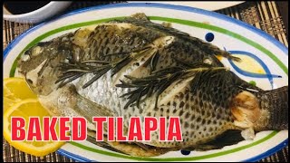 OVEN BAKED TILAPIA [upl. by Nolana]